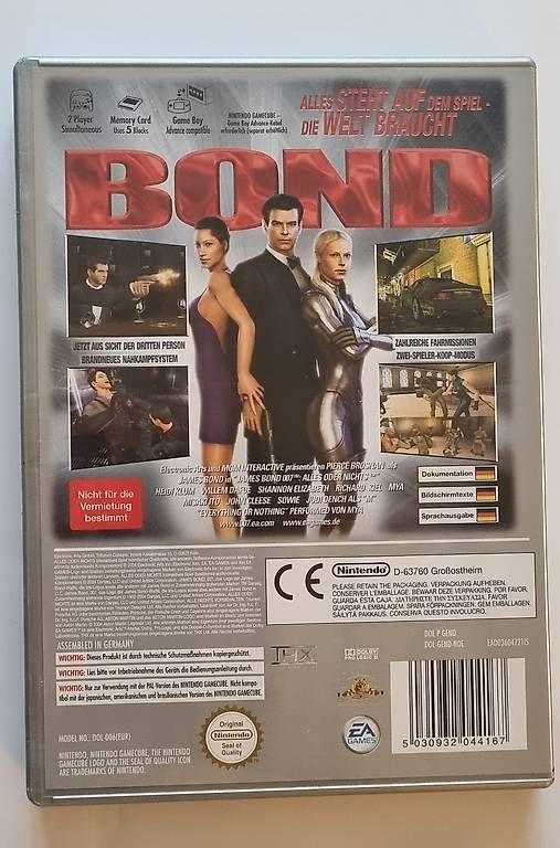 Giochi: Nintendo Gamecube JAMES BOND 007 ALLES ODER NICHTS – Usato da Oberbipp venduto da ret_6hxb 2