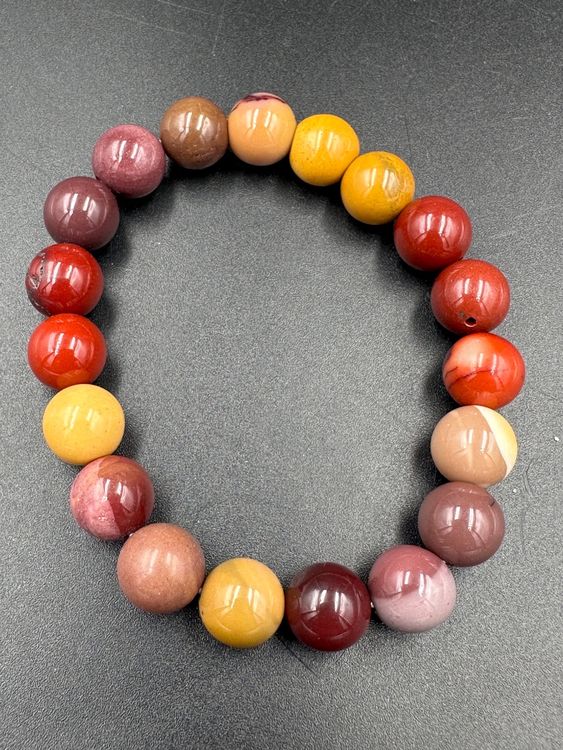 SMTSEC Zebra Perlen Armband - Naturstein Stretcharmband Rosa