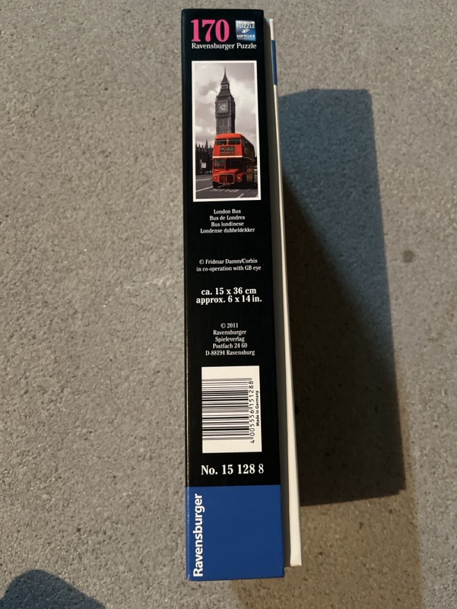 Ravensburger Puzzle: Ravensburger Puzzle, Big Ben, 170 Teile – Nuovo (secondo la descrizione) da Holderbank SO venduto da ale_5zjc 1