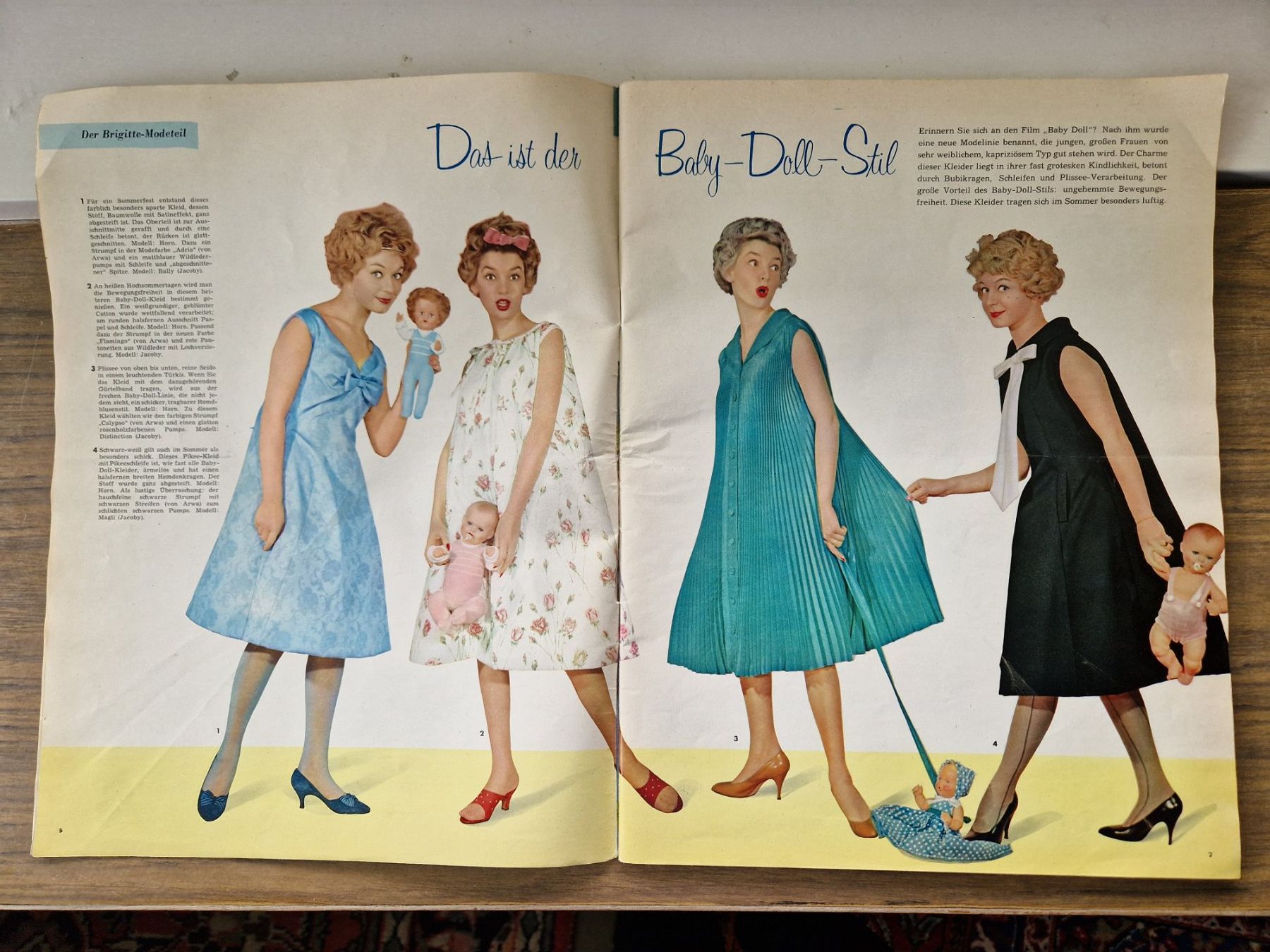 Riviste & Magazine: Modeheft Brigitte 1958 – Usato da Mörschwil venduto da wunderkiste44 3
