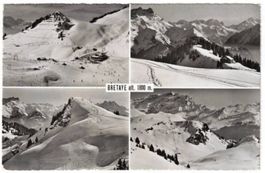 Villars - 4 Bild AK Col de Bretaye