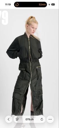 079 bomberjacke oliv grün