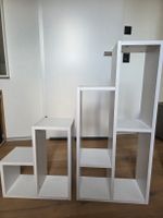 Hübsches Bücher- & Dekoregal (2-teilig; weiss)