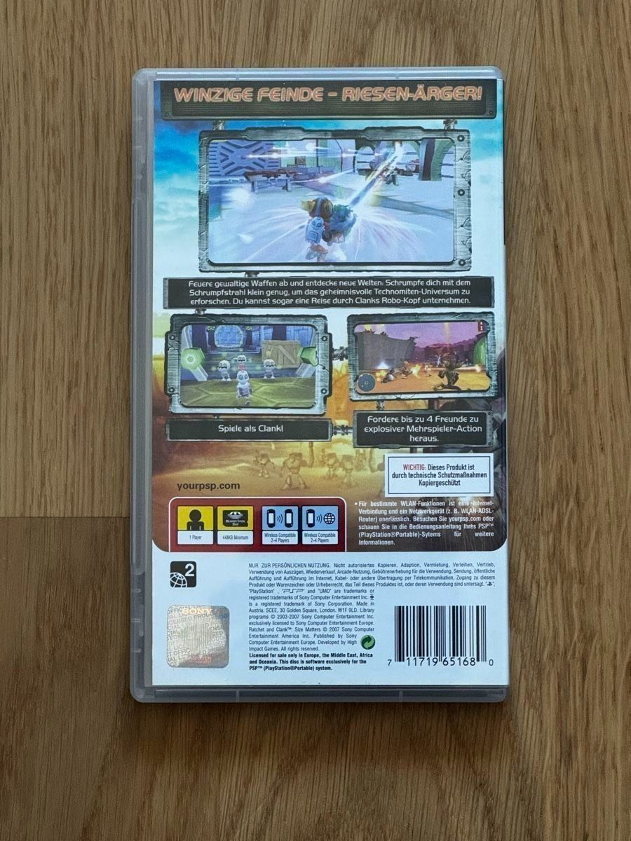 Giochi: Ratchet & Clank Size Matters - PSP - CIB – Usato da Uster venduto da GamesAndStuff 1