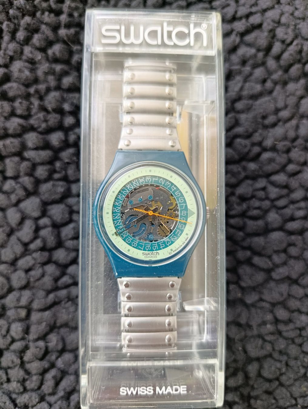 Swatch Orologi: SWATCH_steel_light_tooling_1992_1993 – Nuovo e nell'imballaggio originale da Rapperswil SG venduto da crw_7cm5
