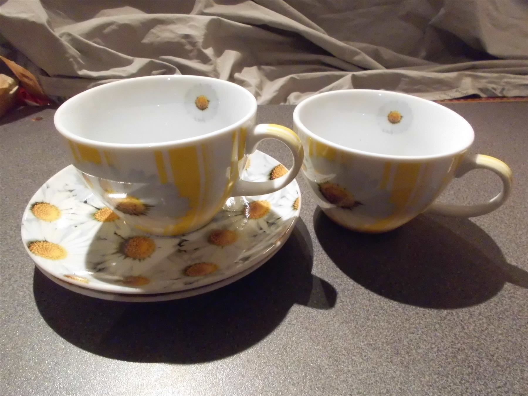 Set di piatti: Cappuccino Cup Set, Margriten, Loeb – Nuovo e nell'imballaggio originale da Zürich venduto da abraxas1291