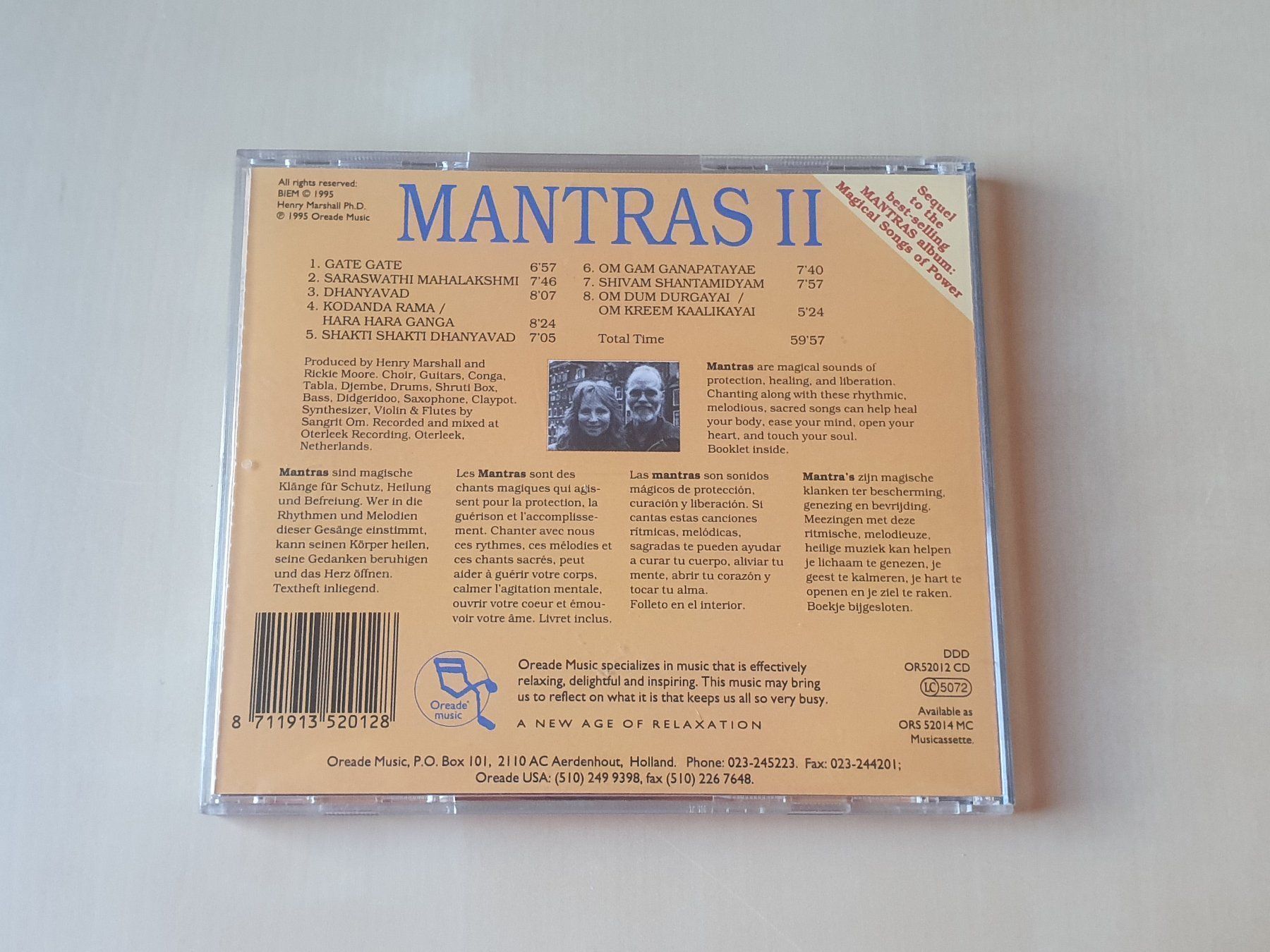 CD: Henry Marshall Mantras II – Usato da Stansstad venduto da collectorsshop 1