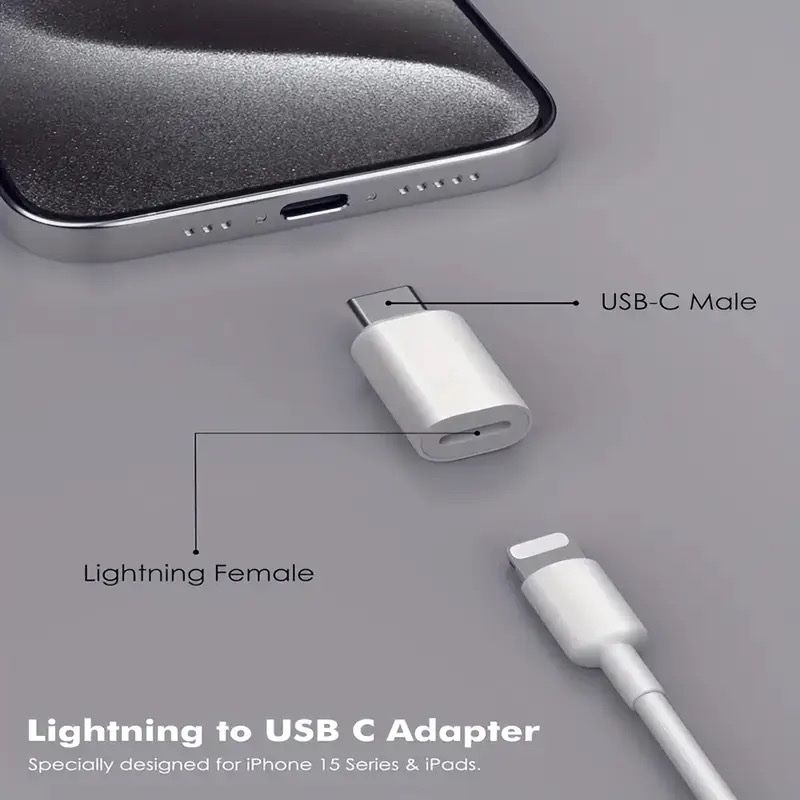 Laufwerke & Adapter: USB-C Adapter für iPhone - Lightning auf USB C – Neu und originalverpackt aus Wettingen von Chnoelleli 1
