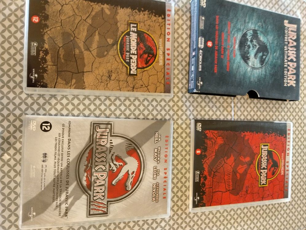 Trilogie Jurassic Park (4 DVDs) de Spielberg | Kaufen auf Ricardo