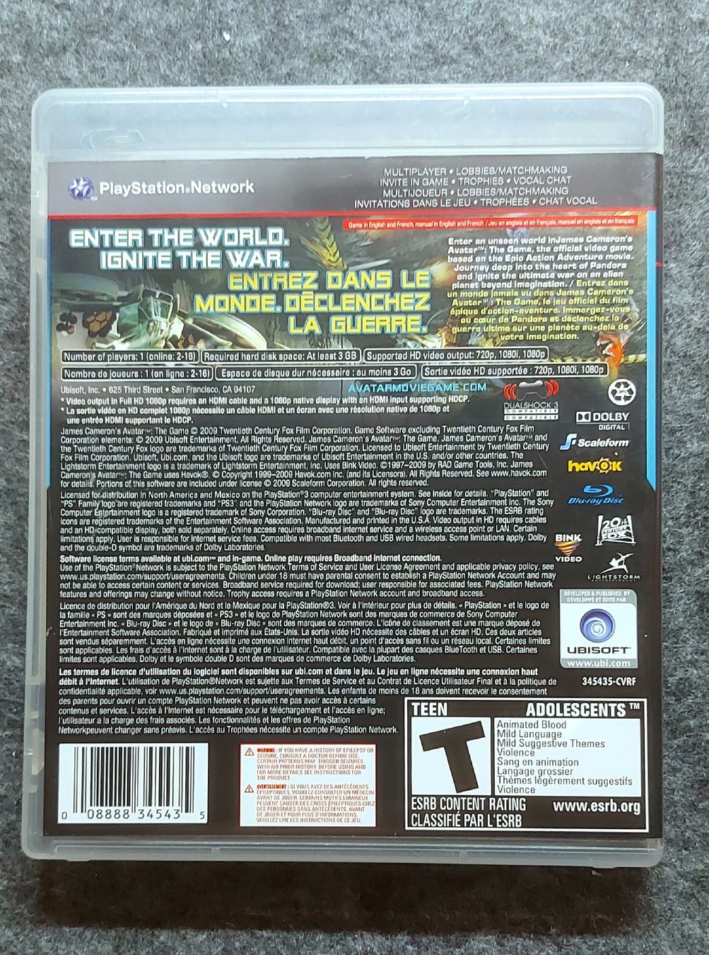 Spiele: Avatar The Game - PS3 - PlayStation 3 👾👾 – Gebraucht aus Courfaivre von GameFab 3