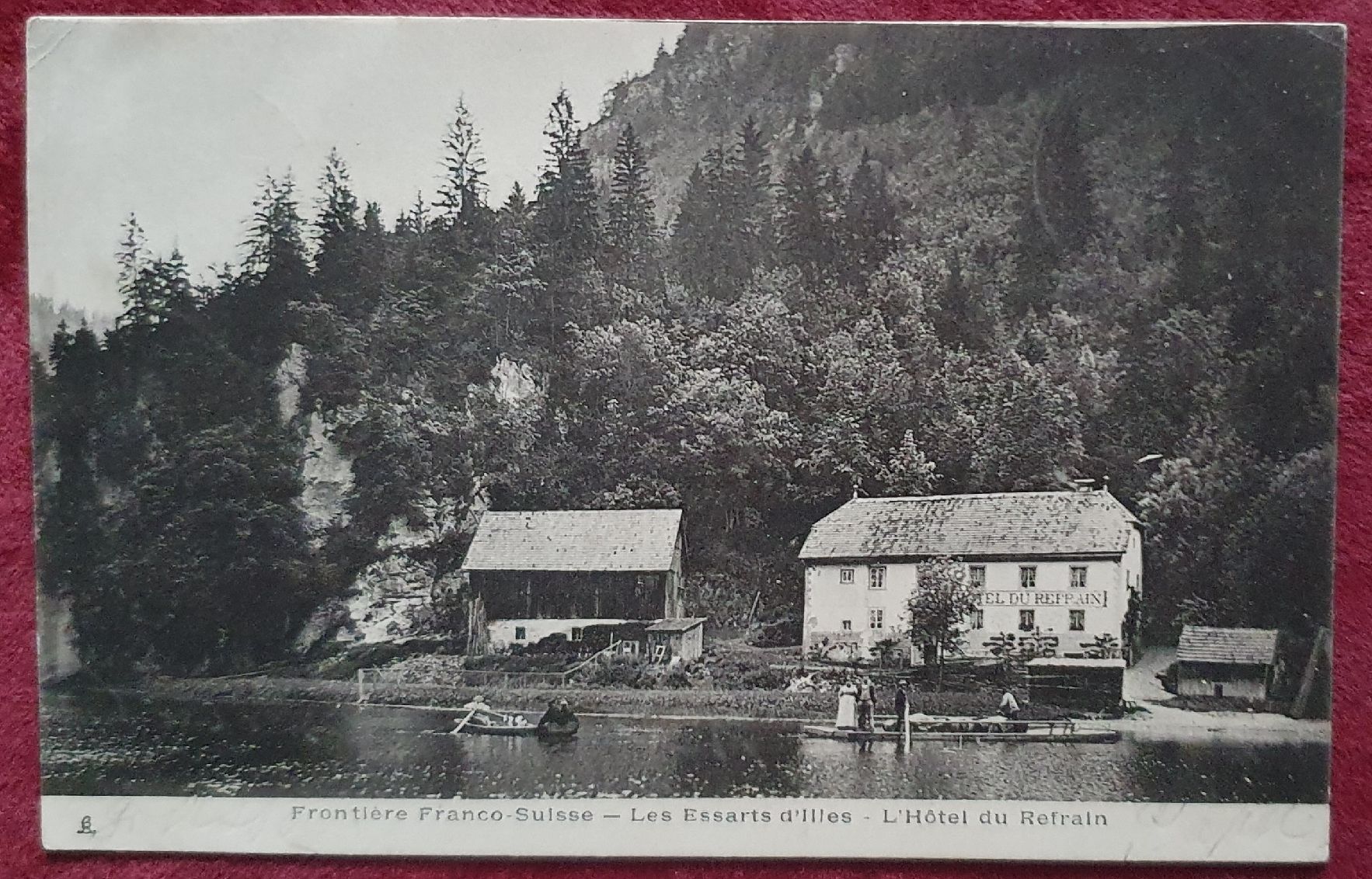 Cartoline postali: Maison-Monsieur 1901 - Hotel du Refrain – Usato da Kreuzlingen venduto da Rschweiz1