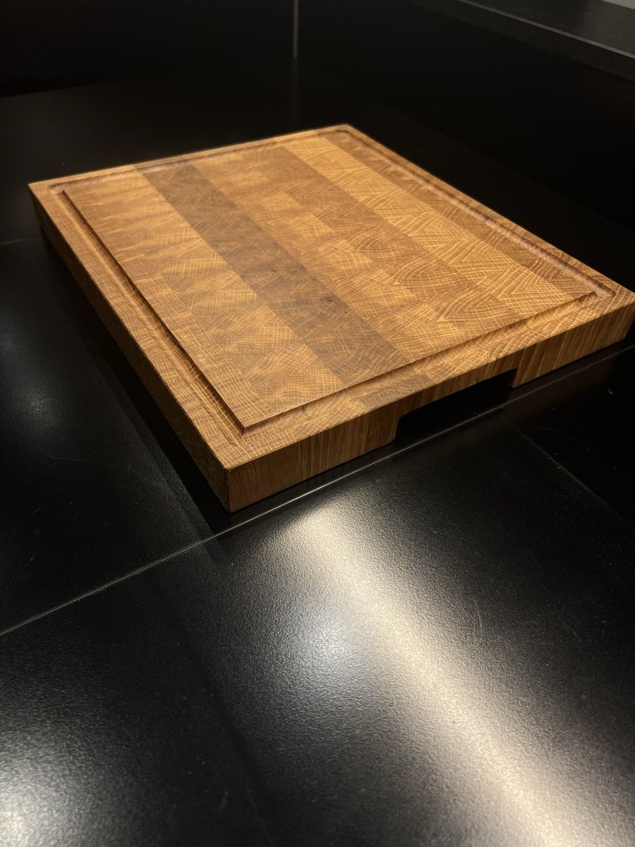 Articoli in legno: Stirnholzschneidebretter, Eiche – Nuovo (secondo la descrizione) da Linden venduto da Bambs04