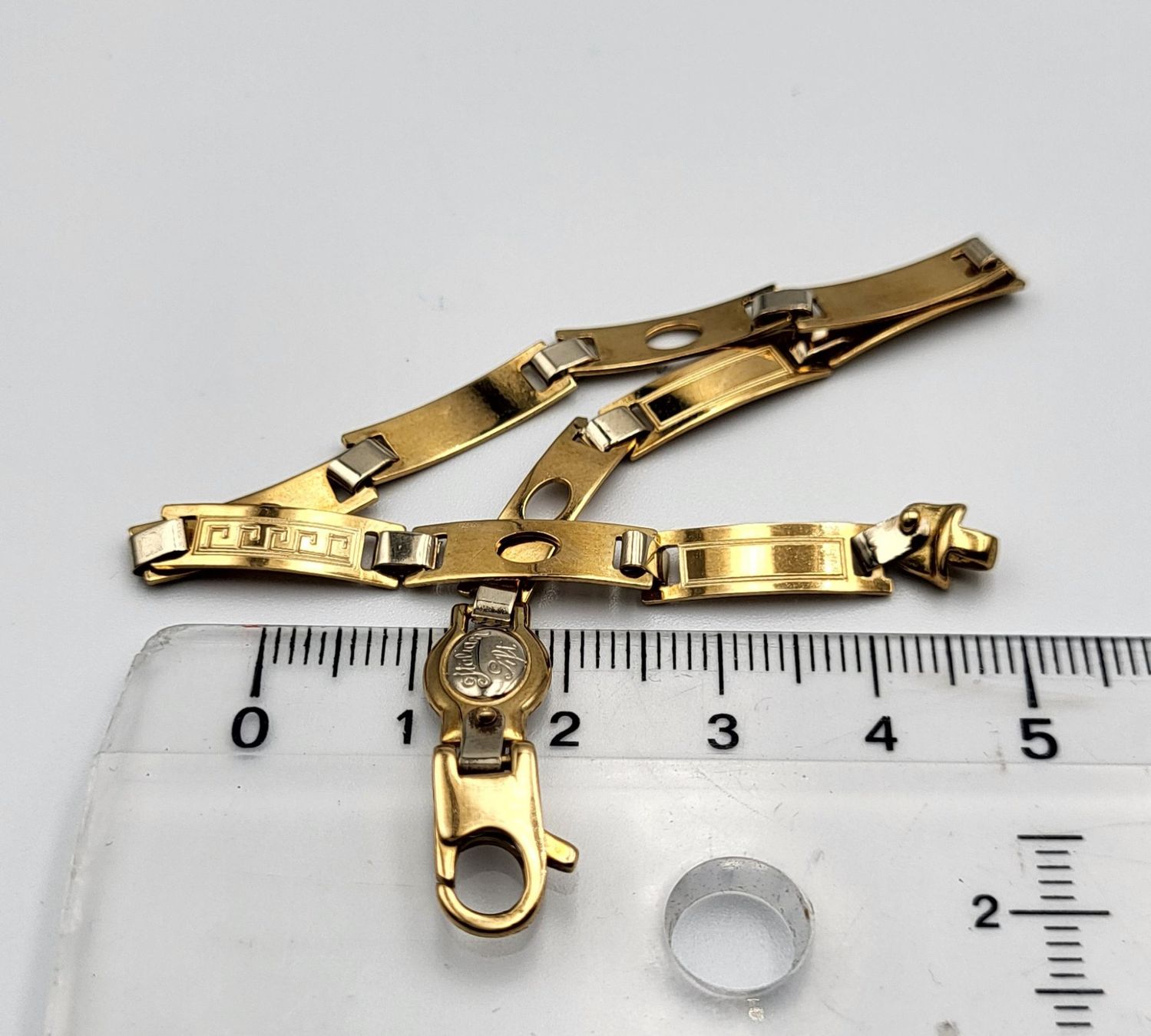 Bracciali & Braccialetti: 18 karat 750 Bicolor Gold Armband – Usato da Wald ZH venduto da Aniade 3