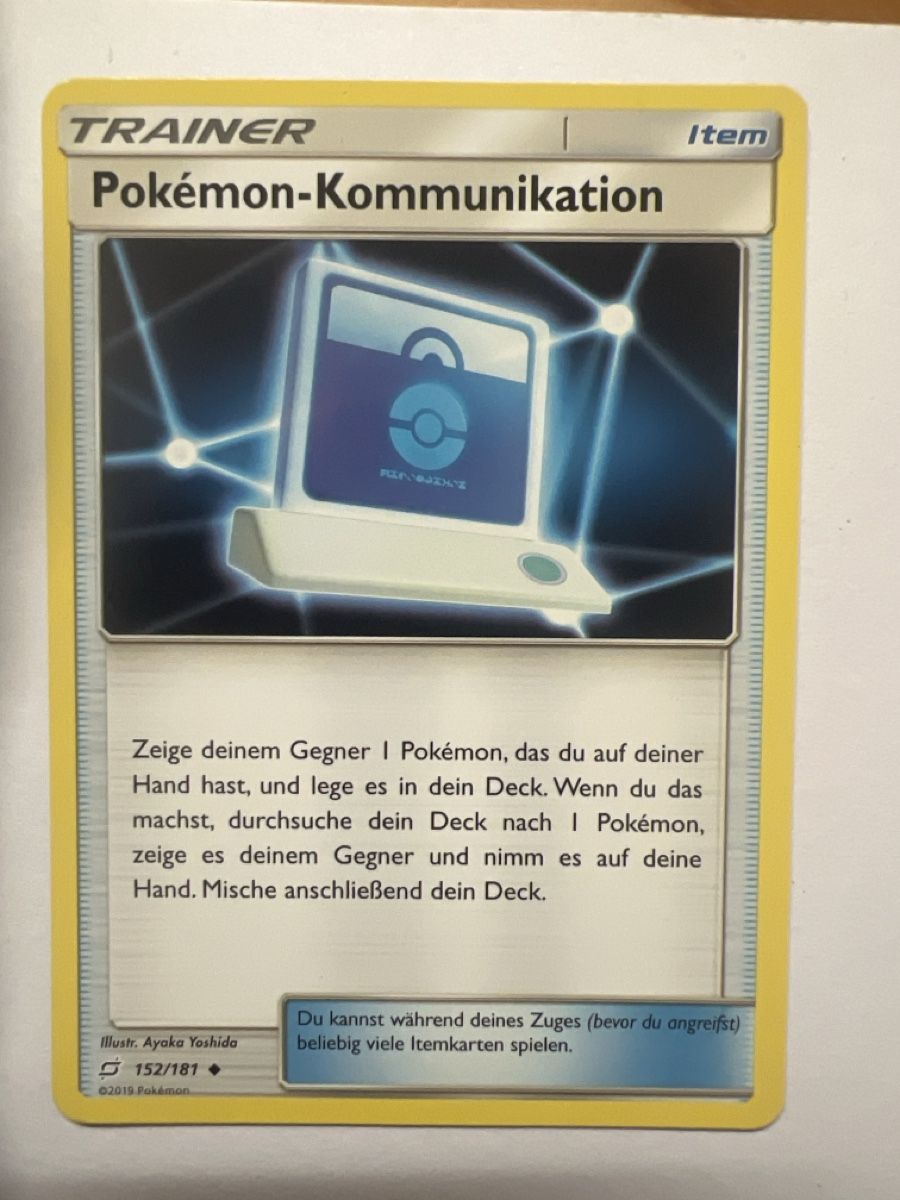 Pokémon Carte collezionabili: Pokémon Kommunikation – Usato da Frauenfeld venduto da mwguv