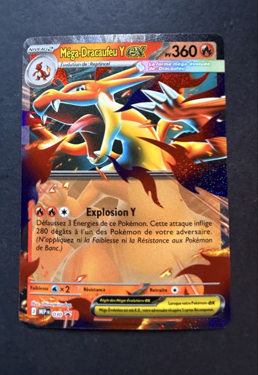 Pokémon Carte collezionabili: Pokémon Méga Dracaufeu Y Méga Évolution promo 030 FR – Nuovo (secondo la descrizione) da Morges venduto da geo_rk69