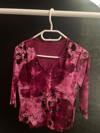 Patrice Bréal Shirt, Grösse 4, Lila/Pink - leicht & luftig