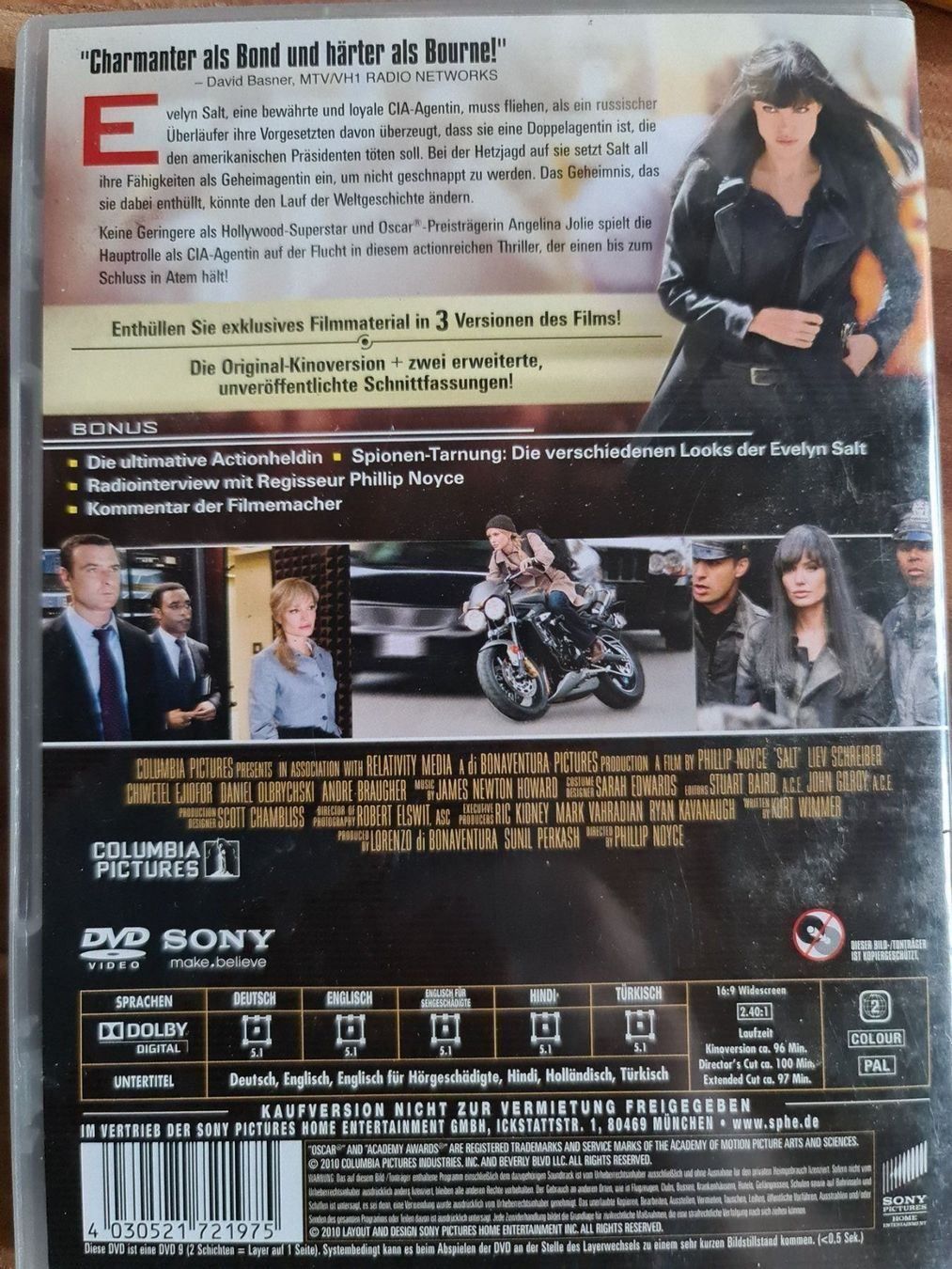 Tutti i DVDs: DVD Salt – Usato da Dintikon venduto da Vexi 1