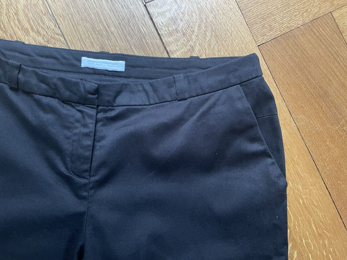 Promod Pantaloni: Schwarze Stoffhose, Anzughose – Nuovo (secondo la descrizione) da Basel venduto da Gundeli-25 1