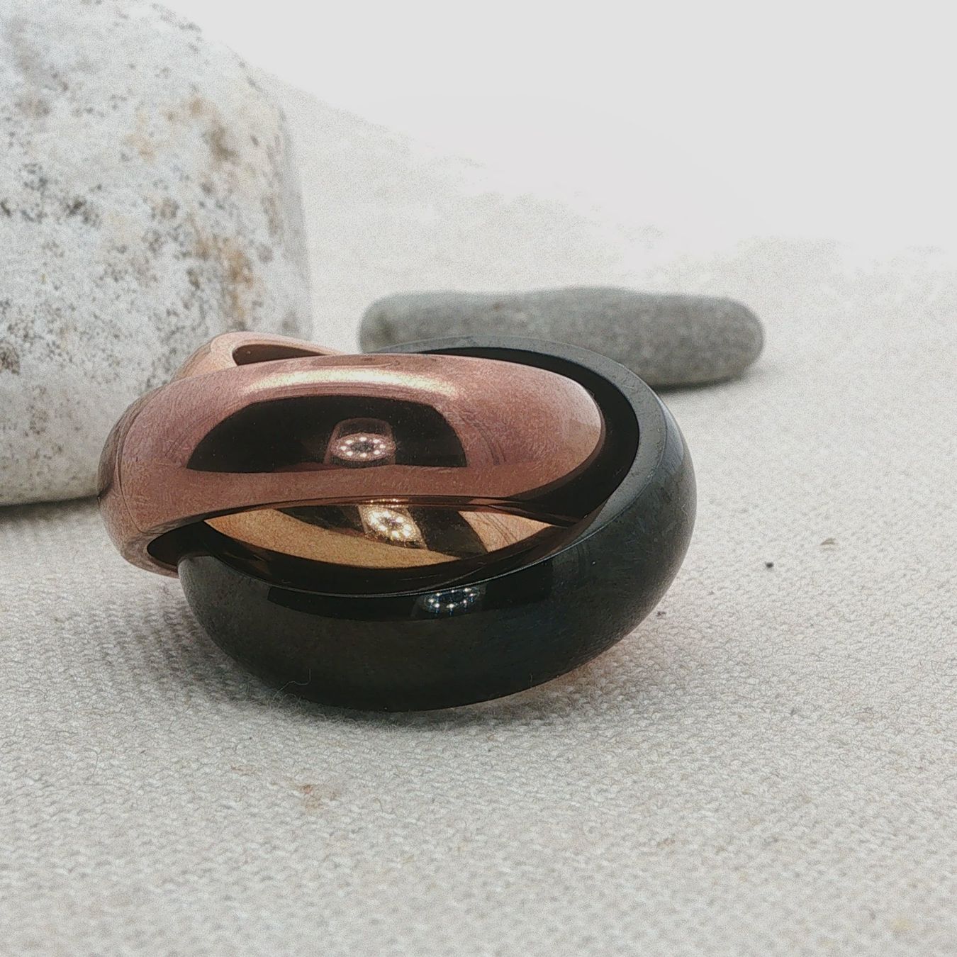 Olga Ribler Anelli: Edelstahl Trinity Ring by Olga Ribler Ringgrösse 62 – Nuovo (secondo la descrizione) da Luzern venduto da Schmuckoutlet 6
