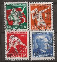 PJ032 - Pro Juventute 1932 obl.