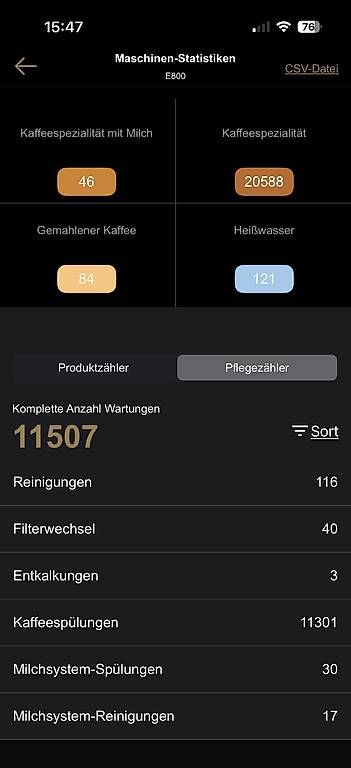 Kaffeemaschinen & Espressomaschinen: Kaffeemaschine Jura E 800 – Gebraucht aus Ammerswil AG von Afus 3