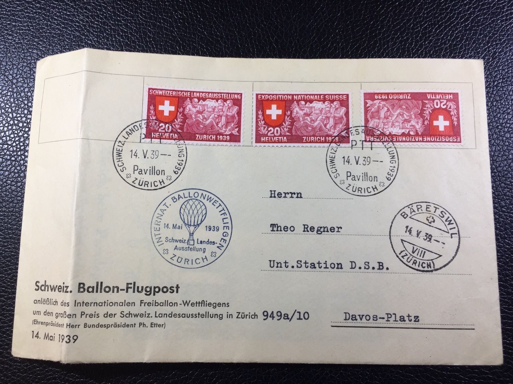 Alle Briefmarken: Brief mit Marken Nr. 220 / 223 / 226 – Gebraucht aus Rebstein von Soapyy13