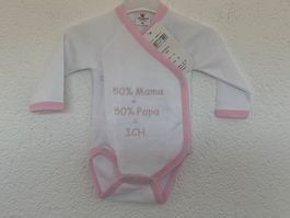 50% Mama + 50% Papa = ICH Wickelbody, Gr. 62