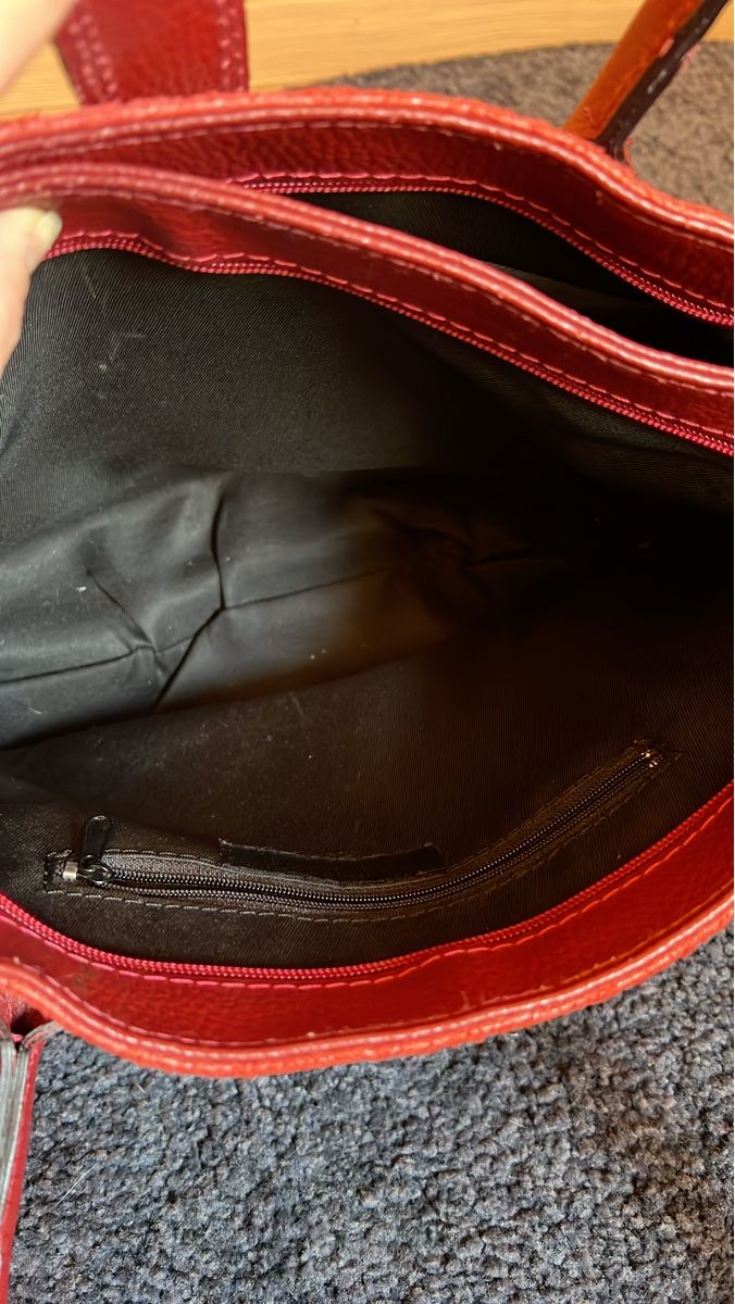 Borse da donna: Roter H-Bag aus Leder, geprüft – Usato da Rotkreuz venduto da Migu2012 1