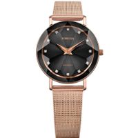 🇨🇭 Jowissa Uhr Facet Swiss Made Damenuhr Schwarz Rosé NEU