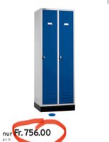 neuer Materialschrank aus Metall 2flüglig mit 8 Tablare