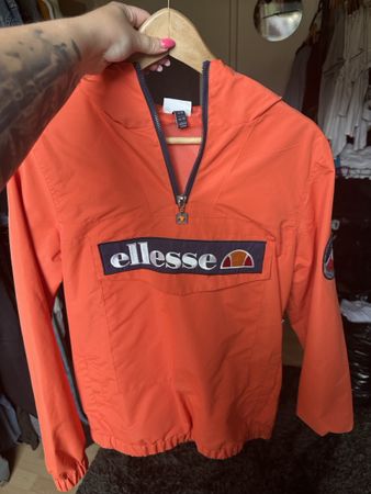 Echt Ellesse Sommerjacke Grösse M Orange Top Zustand