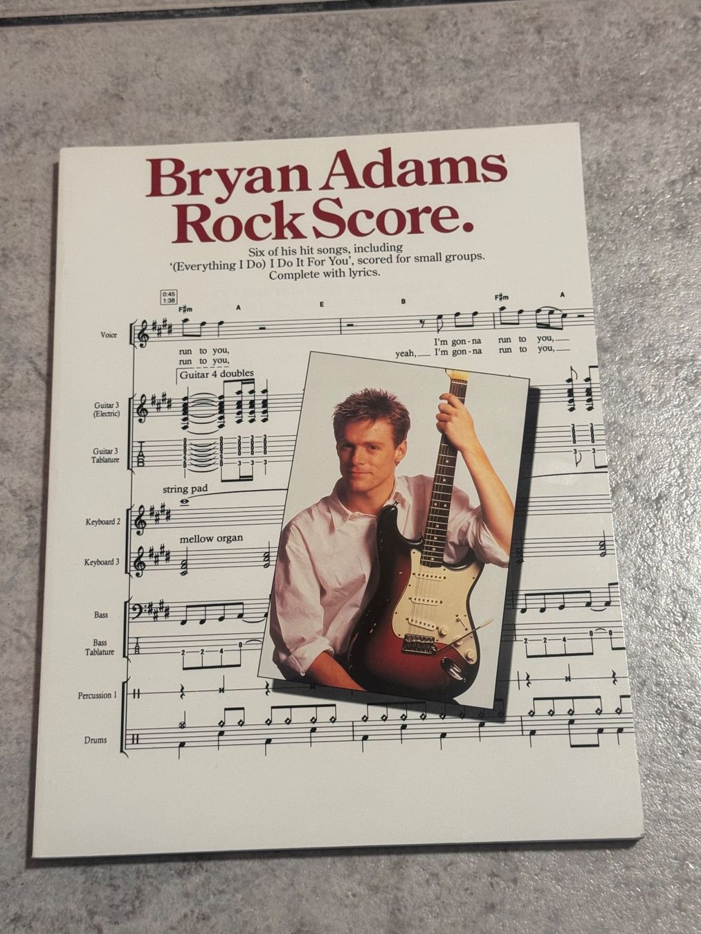Libri: Bryan Adams Rock Score - Wise Publication – Usato da Kaiseraugst venduto da Drasa