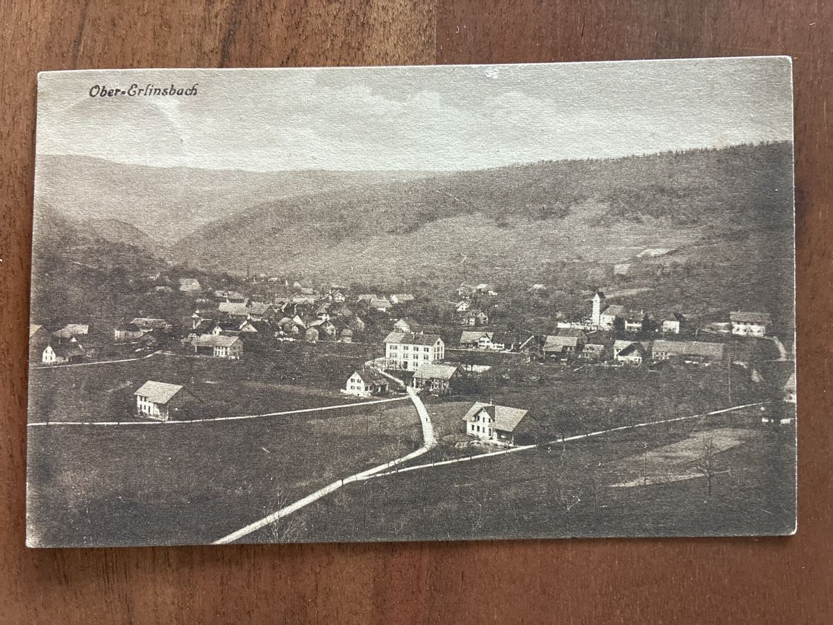Cartoline postali: Ansichtskarte Schweiz von Obererlinsbach SO – Usato da Oftringen venduto da Cla.vD.74