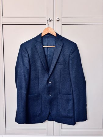 Elegantes Herren Sakko in Dunkelblau (Gr. 46)