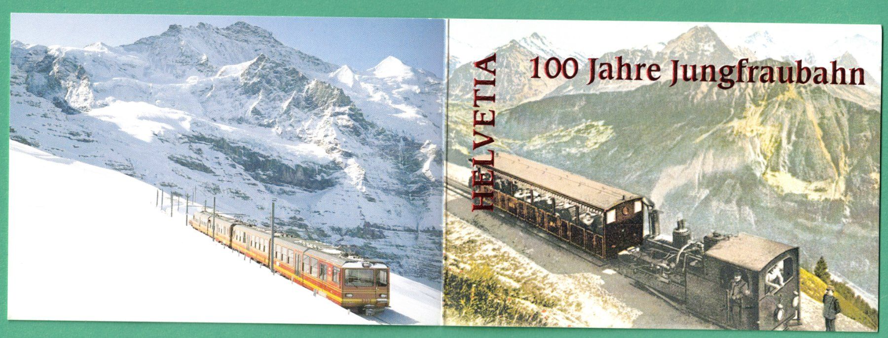 Tutti i francobolli: 2012  MH 100 Jahre   Jungfraubahn    postfrisch – Nuovo (secondo la descrizione) da Mellingen venduto da Ginger