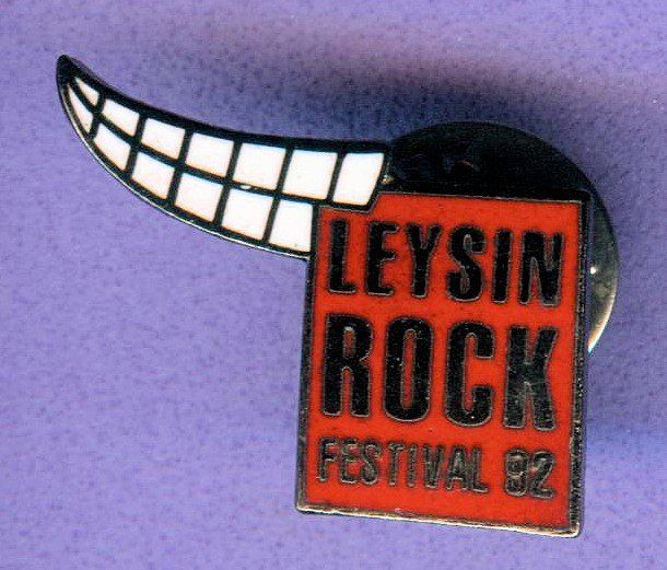 Placchette & Badge: Leysin Rock Festival  1992 – Usato da Winterthur venduto da Sammleroase
