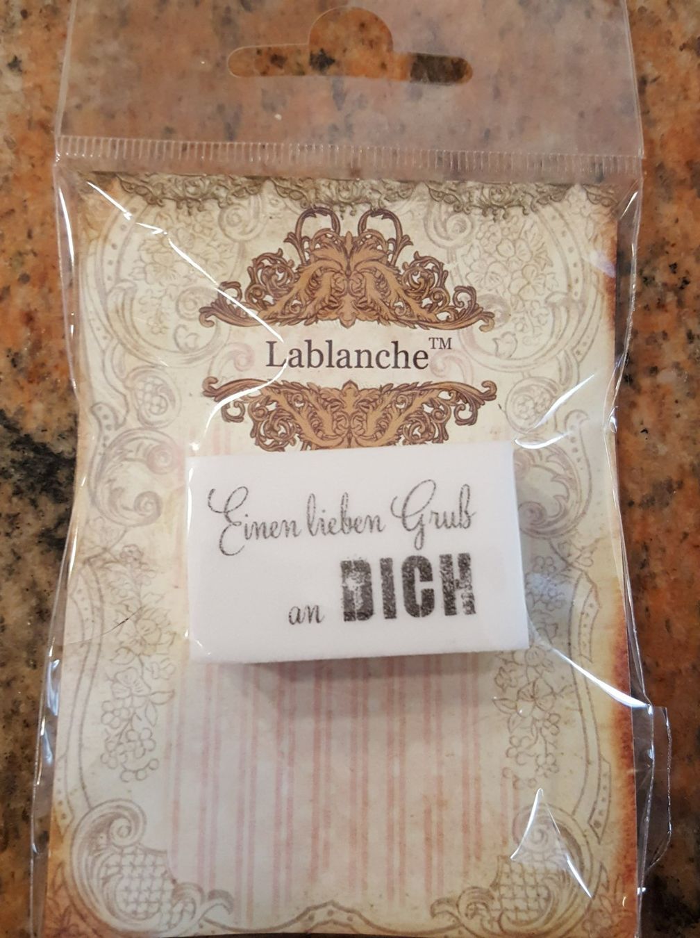 Timbri: Motivstempel Sprüche La Blanche – Nuovo e nell'imballaggio originale da Würenlingen venduto da Striga 2