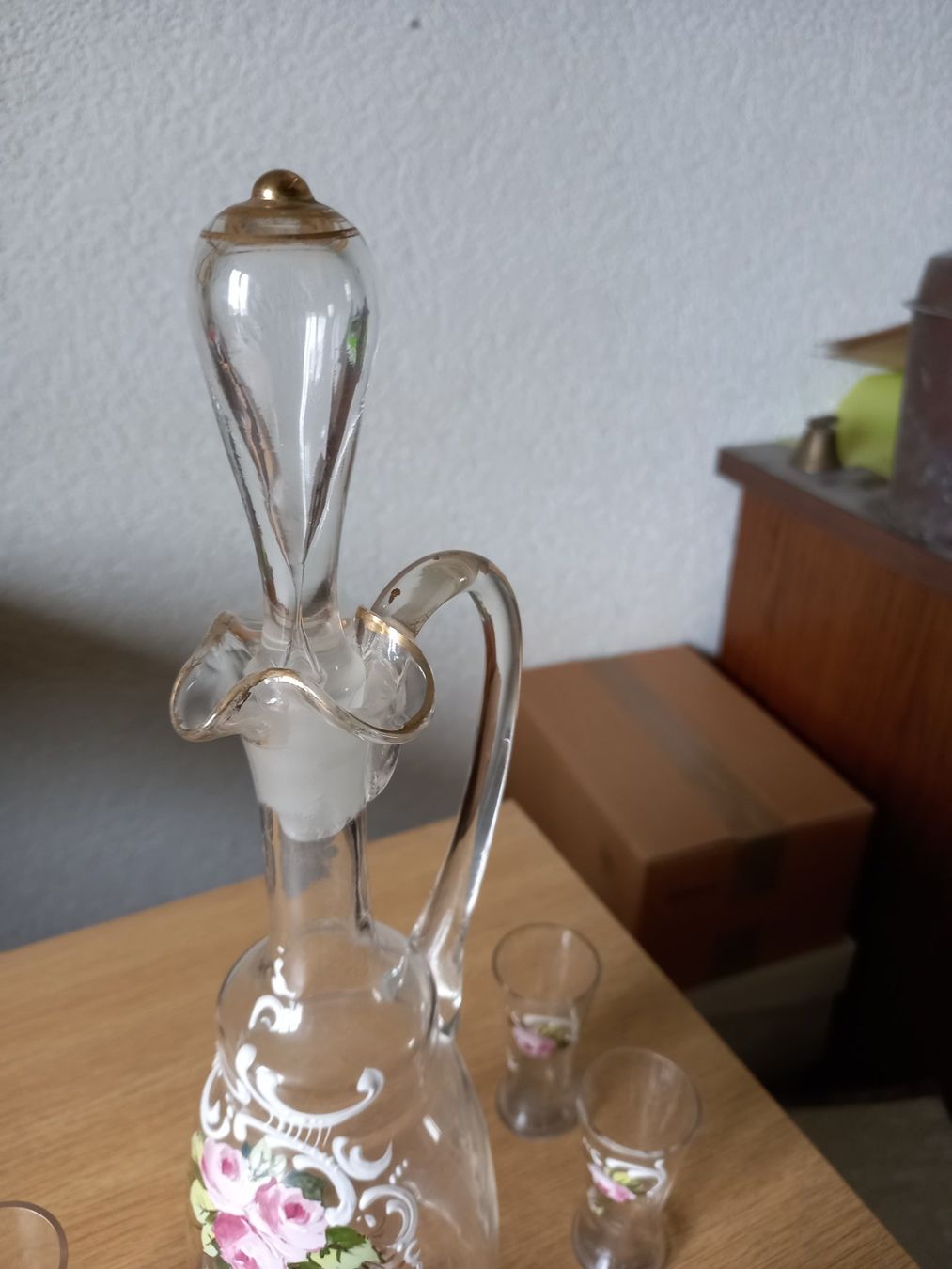Caraffe: Schnapsgläser mit Karaffe – Usato da Roggwil BE venduto da Ruefi222 2