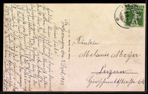 Cartoline postali: AK Grosswangen, Gesamtansicht – Usato da Berlin venduto da bartko-reher 1