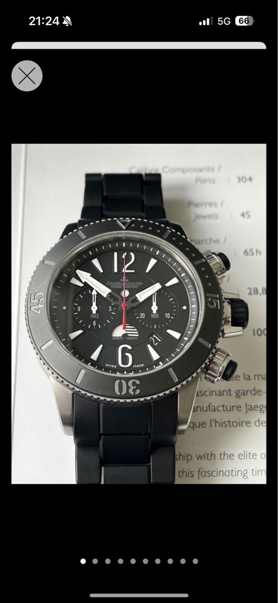 Jaeger-Lecoultre Uhren: Master Compressor Diving Chronograph GMT Navy SEALs – Gebraucht aus Herrliberg von suf11 1