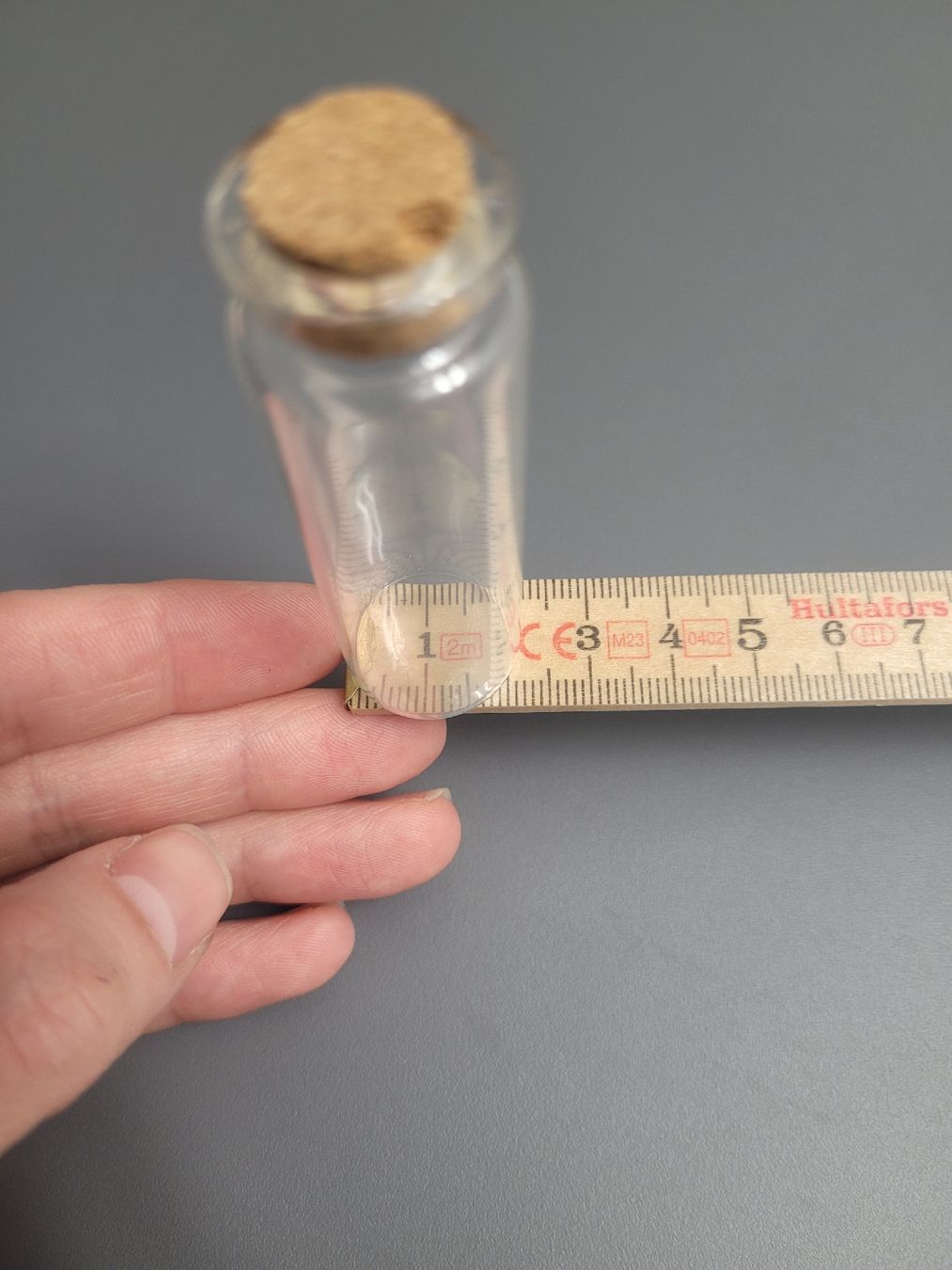 Bicchieri: Mini Glasfläschli mit Korkverschluss, 7cm hoch! – Usato da Wängi venduto da Jeane_02 2