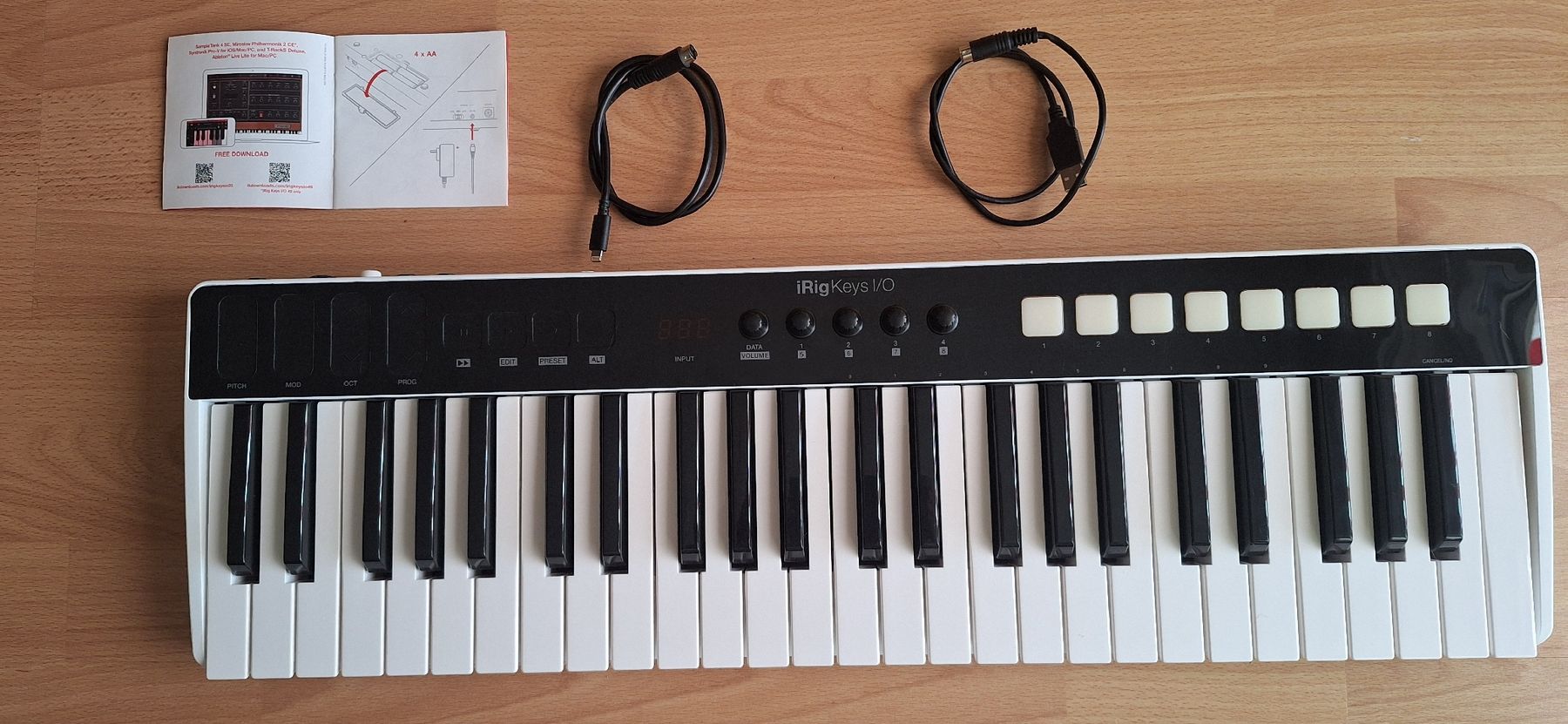 IK Multimedia Musikinstrumente: iRig Keys I/O 49 mit Interface, Bag und Maschine Mikro MK3 – Gebraucht aus Bern von belama 1