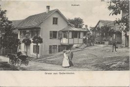 Gelterkinden BL Hofmatt mit Kutsche 1909  sehr gut erhalten