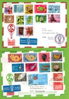 1973 + 1976 Hochalpin Ballonpost 2 Briefe LP (F)