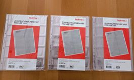 30x TAXCARD / KLARSICHTMAPPEN - ((NEU)) EINSTECK VON OBEN