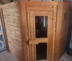 Finnische Sauna Knüllwald Helo aus Holz mit Steuerung