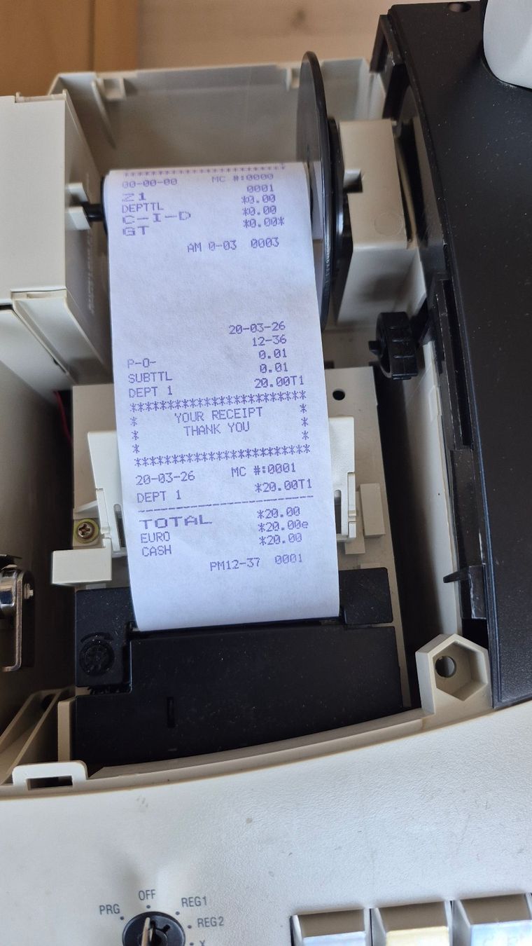 Olivetti Kassen: Registrierkasse - Olivetti ECR 2450, Euro – Gebraucht aus Au (ZH) von Shownow 2