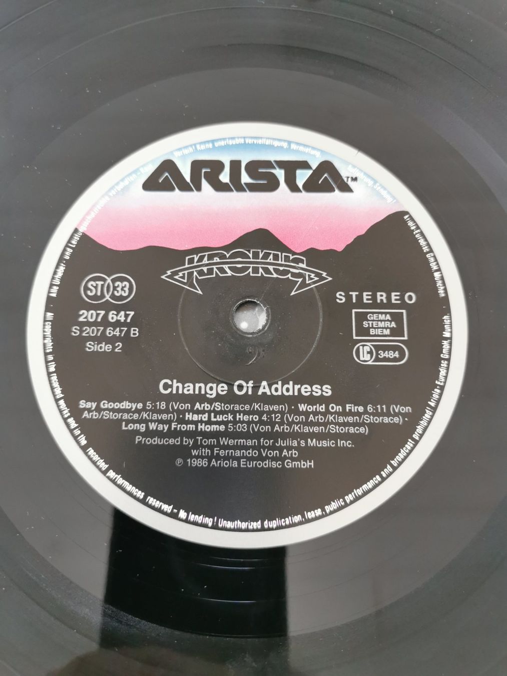 Dischi in vinile: Krokus - Change of Address - LP – Usato da St.Gallen venduto da Tamal0204 5