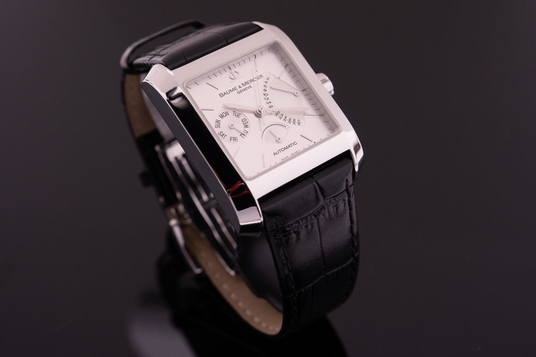 Baume & Mercier Orologi: Baume Mercier Hampton Classic Square, William Baume Coll – Usato da Bülach venduto da M.RothUhrenatelier 1
