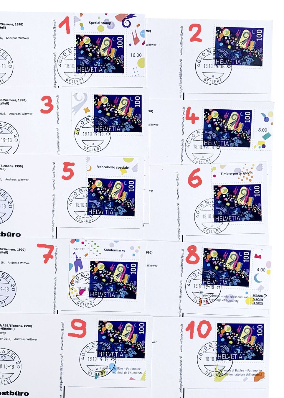 Cartoline postali: Basel Marktplatz Letzttag Post 20 Gellert Tram BVB Be 4/8 – Nuovo (secondo la descrizione) da Bern venduto da AWiBe 1